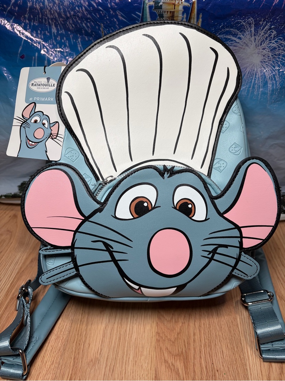Disney Pixar Ratatouille Remy Chef Hat Backpack *Primark* New